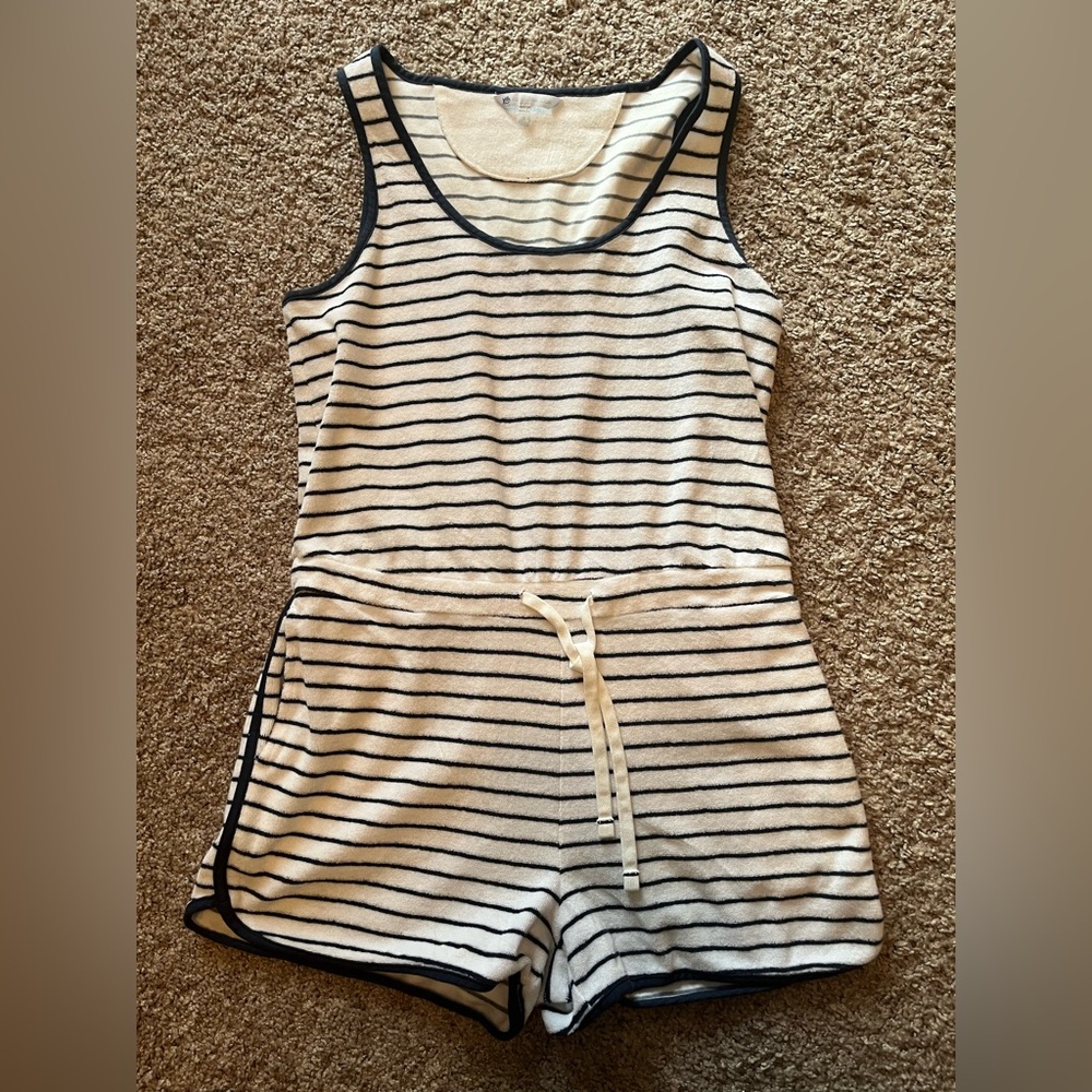 Women’s Southern Tide Navy and White Striped Garment